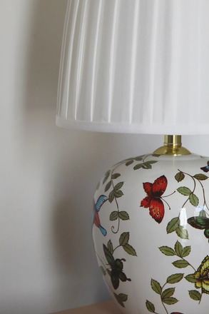 Markslöjd stolní lampa Mansion se vzorem 48 cm