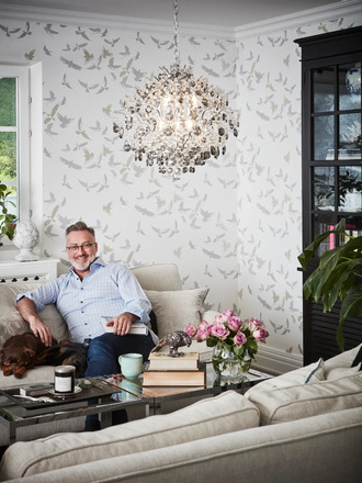 Markslöjd Hidden Gem lustr chrom 56 cm