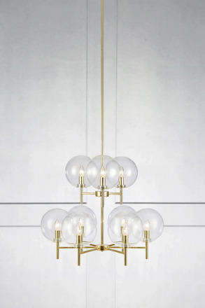 Markslöjd Crown závěsné svítidlo mosazné