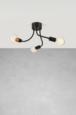 Markslöjd Medusa stropní svítidlo černé 3 lampy