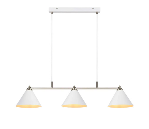 Markslöjd Klint závěsné svítidlo bílé 3 lampy