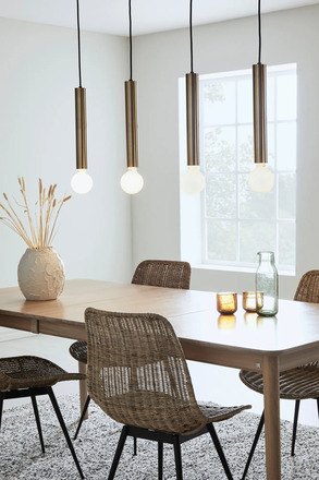 Markslöjd Sencillo závěsné svítidlo mosazné 4 lampy