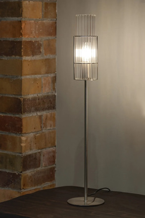 Markslöjd stolní lampa Tubo nikl 65 cm