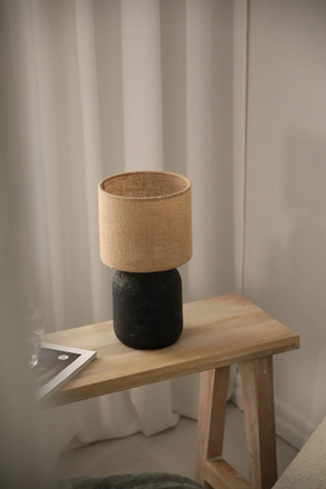 Markslöjd stolní lampa Montagna černá 32 cm