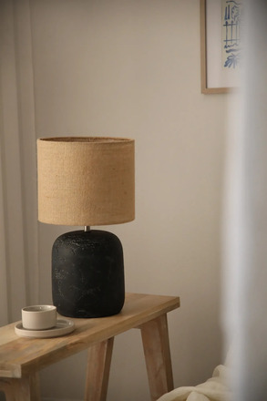 Markslöjd stolní lampa Montagna černá 45 cm