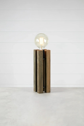 Markslöjd stolní lampa Lodge hnědá 36 cm