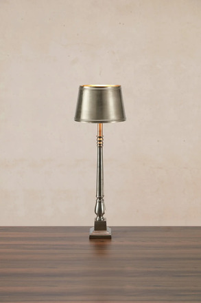 Markslöjd stolní lampa Metallo stříbrná