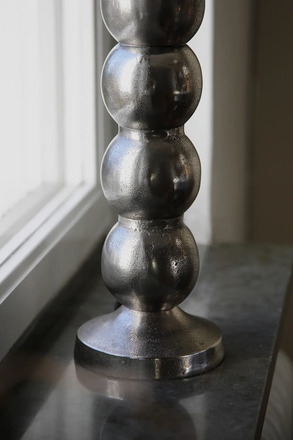 Markslöjd stolní lampa Gong stříbrná