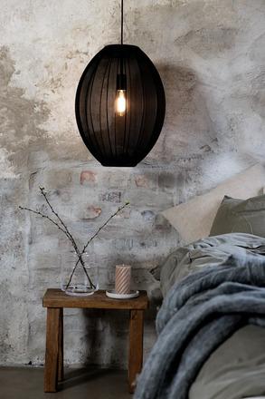 Markslöjd Florence závěsné svítidlo černé 40 cm