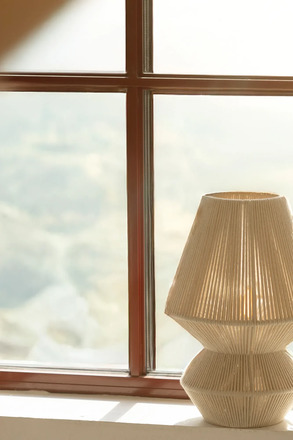 Markslöjd stolní lampa Razzo béžová 34 cm