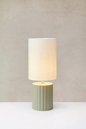 Markslöjd stolní lampa Can bílá/šedá