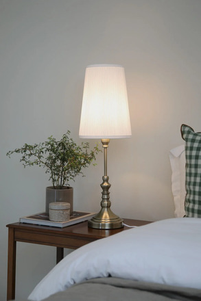 Markslöjd stolní lampa Noble, mosaz, 66 cm