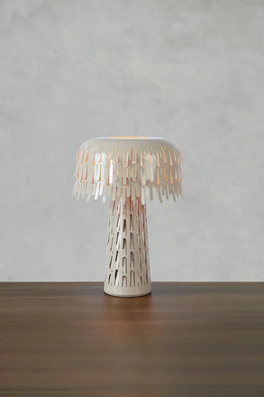 Markslöjd stolní lampa Verbera šedá