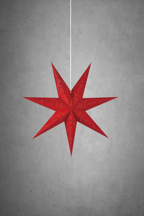 Markslöjd Aratorp červená závěsná hvězda 75 cm
