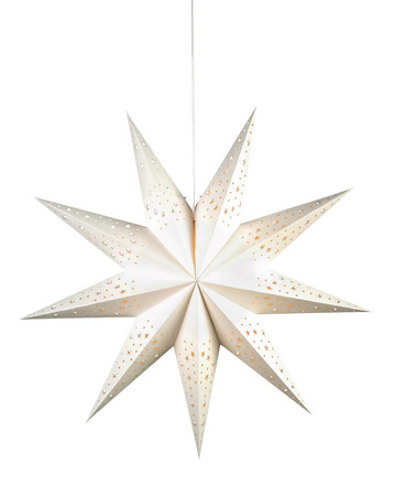 Markslöjd Solvalla bílá závěsná hvězda 75 cm