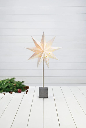 Markslöjd Hard bílá hvězda na stůl