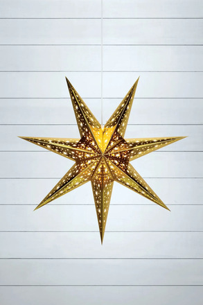 Markslöjd Nanna zlatá závěsná hvězda 75 cm