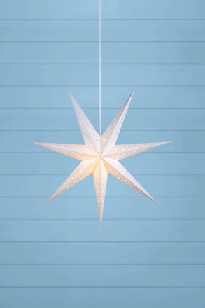 Markslöjd Solvalla bílá závěsná hvězda 75 cm Slim