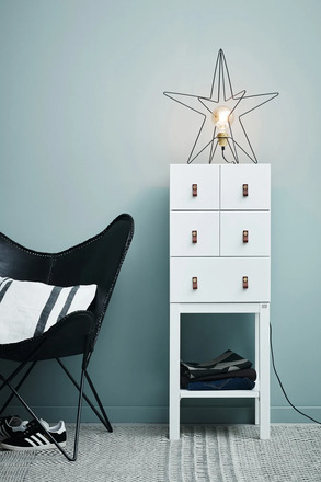 Markslöjd Asterix černá hvězda na stůl