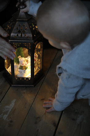 Markslöjd Rolf bronzová lucerna