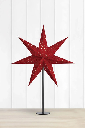 Markslöjd Clara červená hvězda na stůl s černou