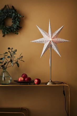Markslöjd Baroque bílá hvězda na stůl