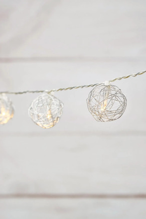 Markslöjd Zoo stříbrný LED řetěz