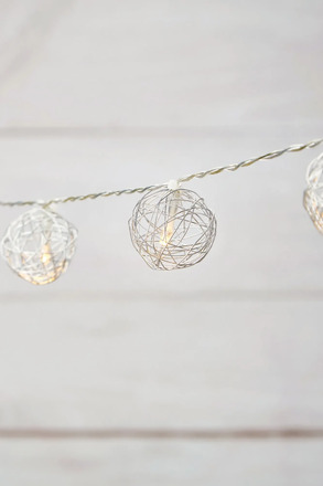 Markslöjd Zoo stříbrný LED řetěz