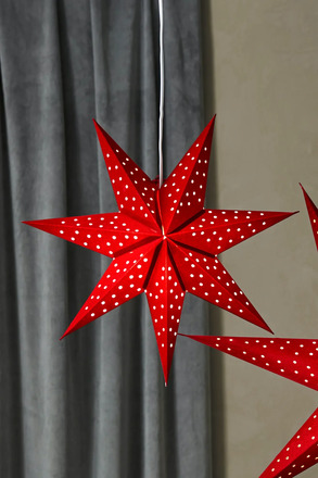 Markslöjd Blink červená závěsná hvězda 45 cm