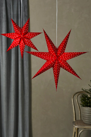Markslöjd Blink červená závěsná hvězda 45 cm
