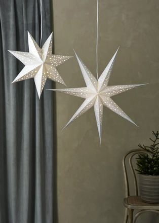 Markslöjd Blank závěsná stříbrná hvězda 45 cm