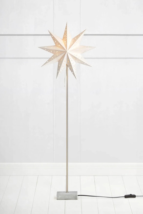 Markslöjd Svan stojací bílá hvězda na podlahu