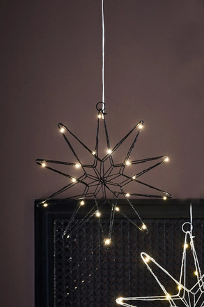 Markslöjd Gleam černá závěsná hvězda