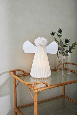 Markslöjd Angel bílý papírový anděl 40 cm