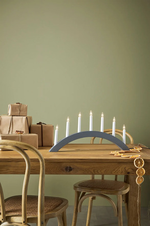 Markslöjd Atle šedý svícen 7 žárovek