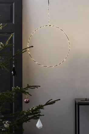 Markslöjd Alpha černá závěsná dekorace 30 cm