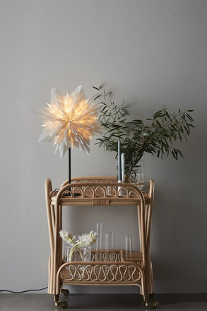 Markslöjd Neela šedá hvězda na stůl