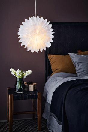 Markslöjd Solina bílá závěsná hvězda 45 cm