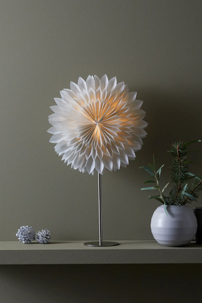 Markslöjd Solina šedá hvězda na stůl 35 cm