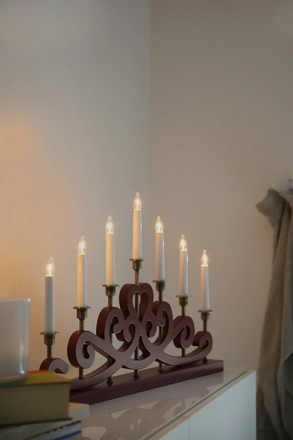 Markslöjd Nightfall adventní červený svícen