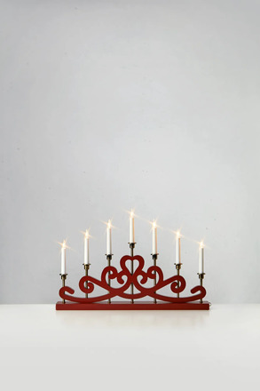 Markslöjd Nightfall adventní červený svícen