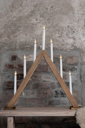 Markslöjd Ariele dřevěný adventní svícen 54 cm