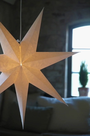 Markslöjd Livia bílá závěsná hvězda 75 cm