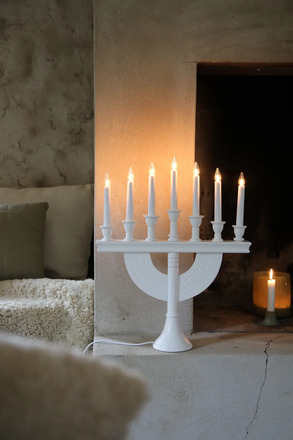 Markslöjd Torpa adventní bílý svícen
