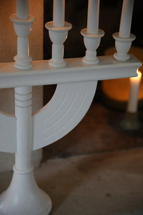 Markslöjd Torpa adventní bílý svícen