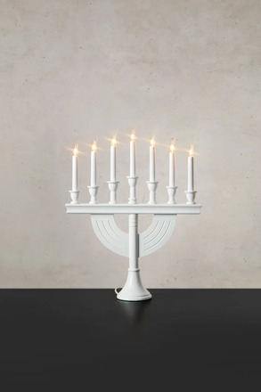 Markslöjd Torpa adventní bílý svícen