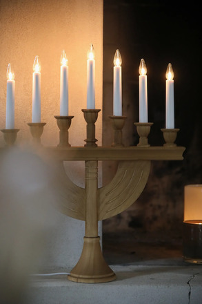 Markslöjd Torpa hnědý adventní svícen