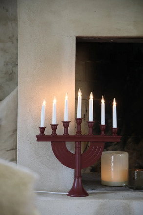 Markslöjd Torpa adventní červený svícen