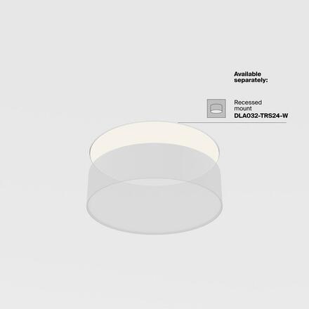 MAYTONI Stropní svítidlo Zon 24W 120d C032CL-24W3K-RD-W