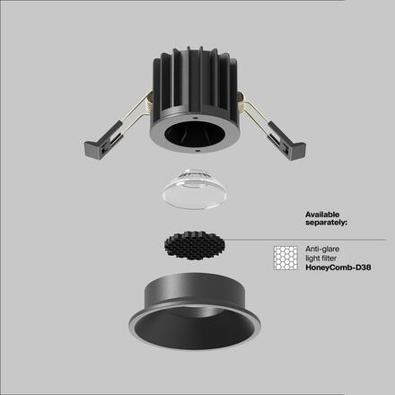 MAYTONI Vestavné svítidlo Round 7W IP 20 DL058-7W3K-B